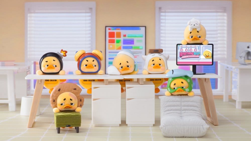 Upset Duck: Status Display Duck Blind Box figura 5 cm Display (6)