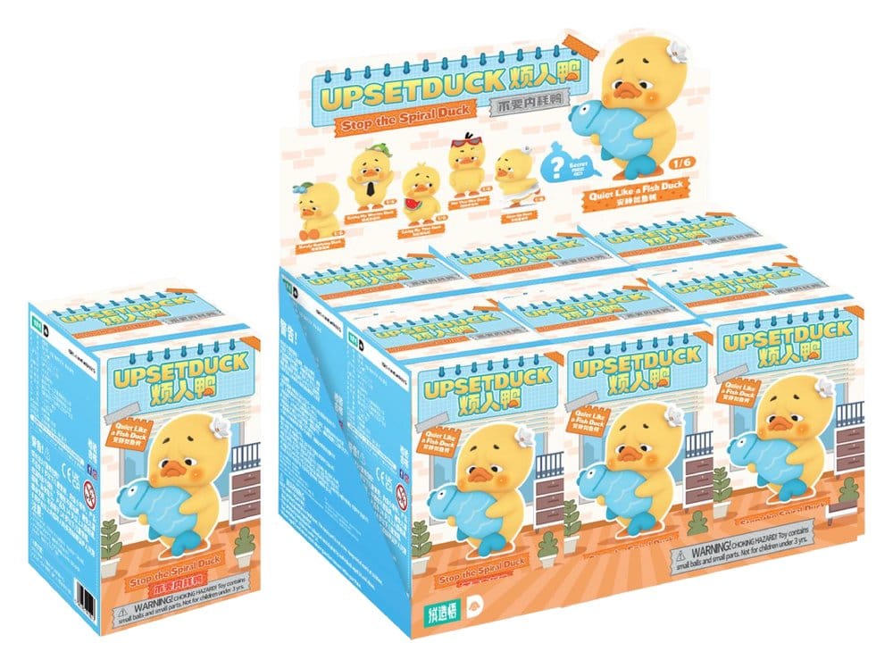 Upset Duck: Stop the Spiral Duck Blind Box Figura 10 cm Display (6) Frikytopia