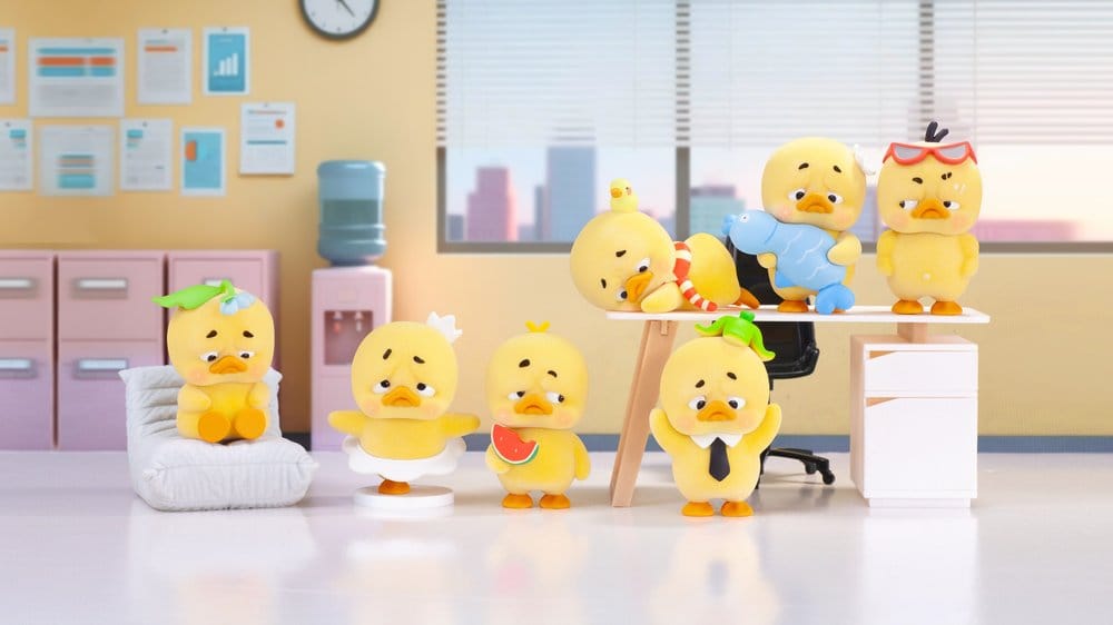 Upset Duck: Stop the Spiral Duck Blind Box Figura 10 cm Display (6)