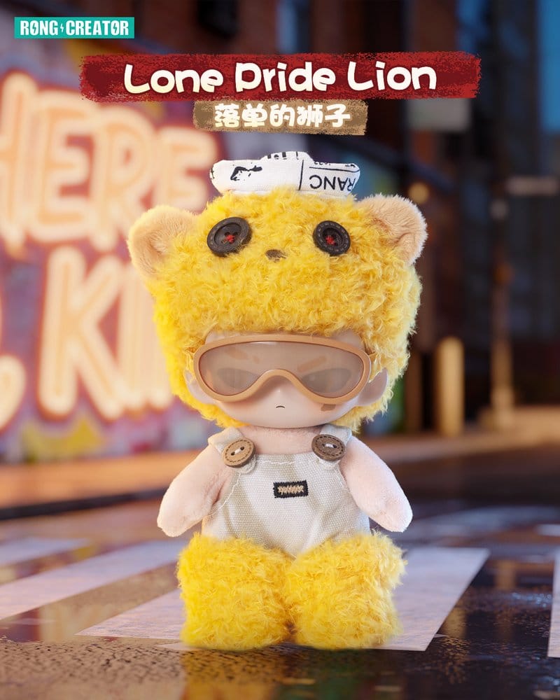 Neekyio Silent Beast Llaveros de peluche 15 cm Blind Box Display (6)