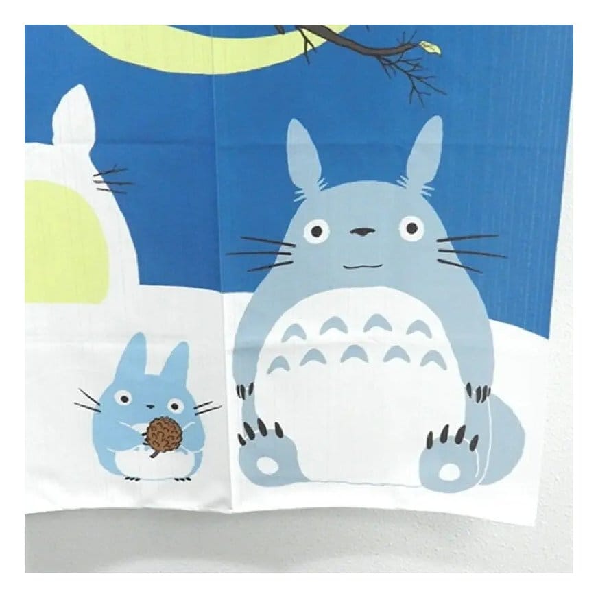 O Meu Vizinho Totoro Cortinas Noren Totoro & snowman