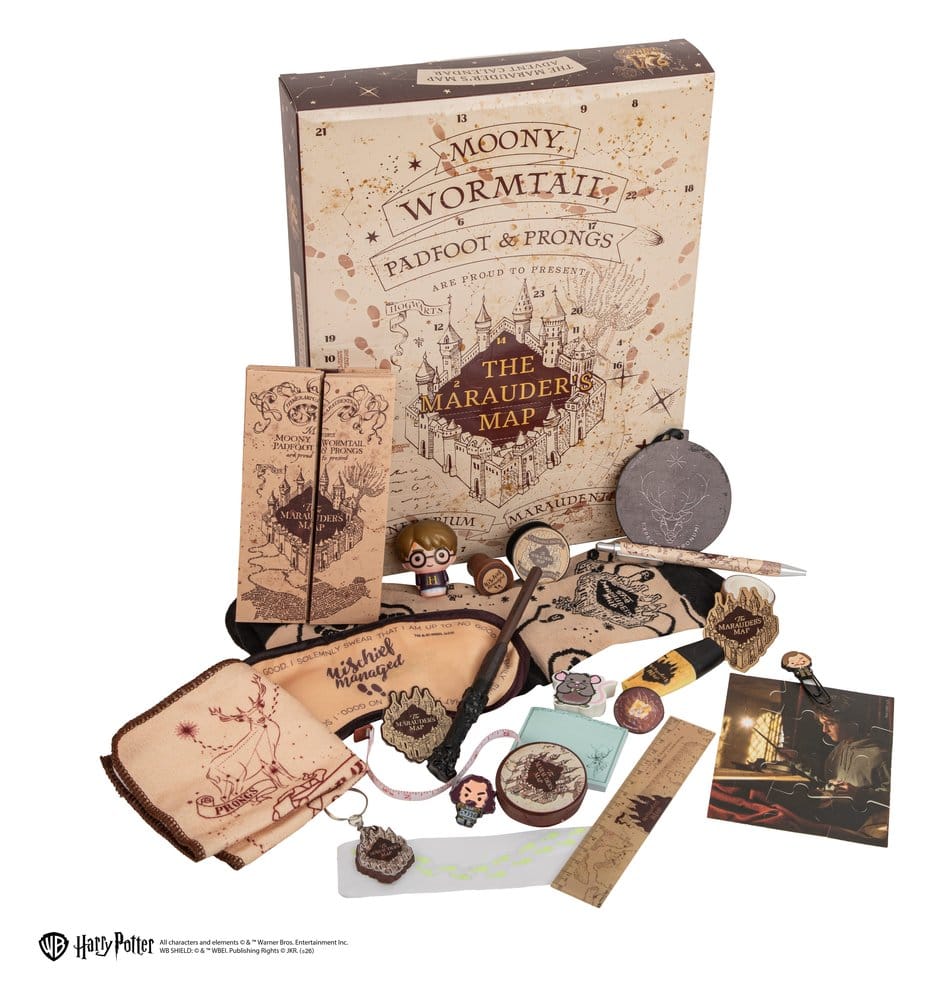 Calendário do Advento Harry Potter Mapa do Maroto Nova Edição 2026