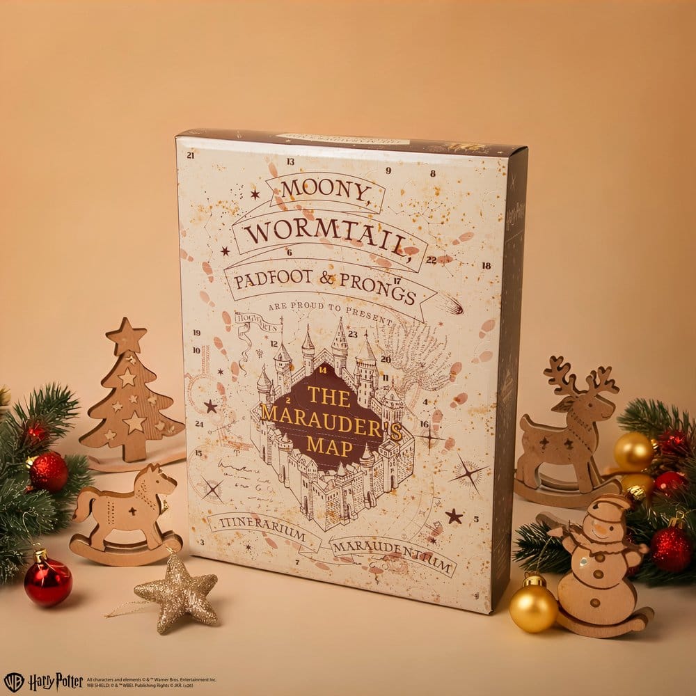 Calendário do Advento Harry Potter Mapa do Maroto Nova Edição 2026