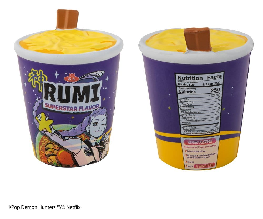 Las guerreras K-pop Figura Antiestrés Squishy Rumi Superstar Flavor Noodles