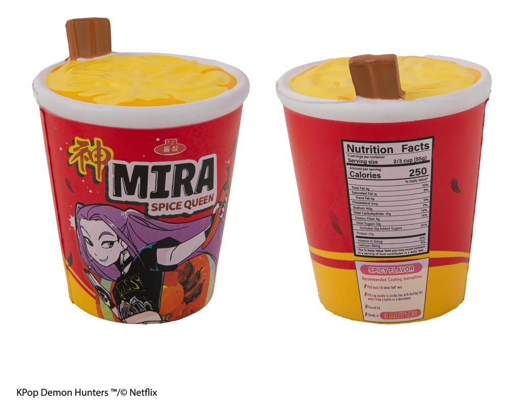 Las guerreras K-pop Figura Antiestrés Squishy Mira Spice Queen Noodles