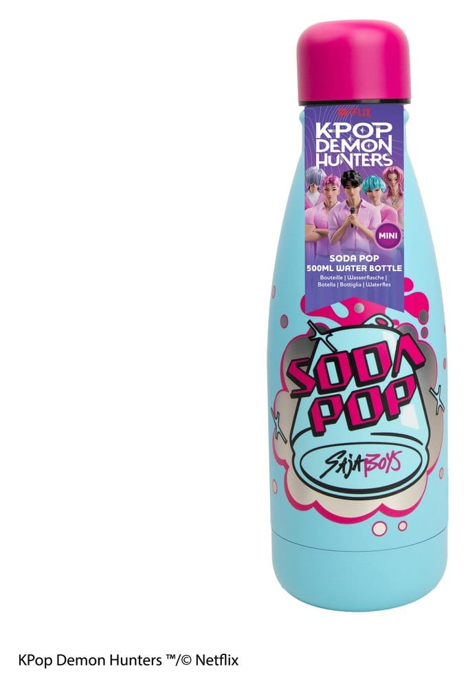 Mini botella cinereplicas kpop demon hunters soda pop 500ml