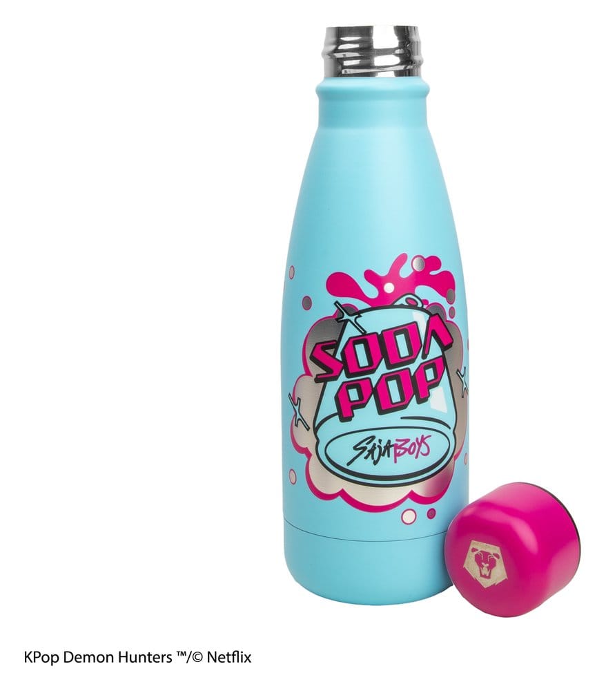 Mini botella cinereplicas kpop demon hunters soda pop 500ml