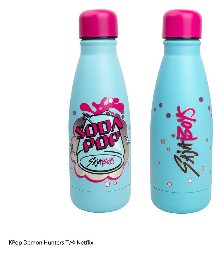 Mini botella cinereplicas kpop demon hunters soda pop 500ml