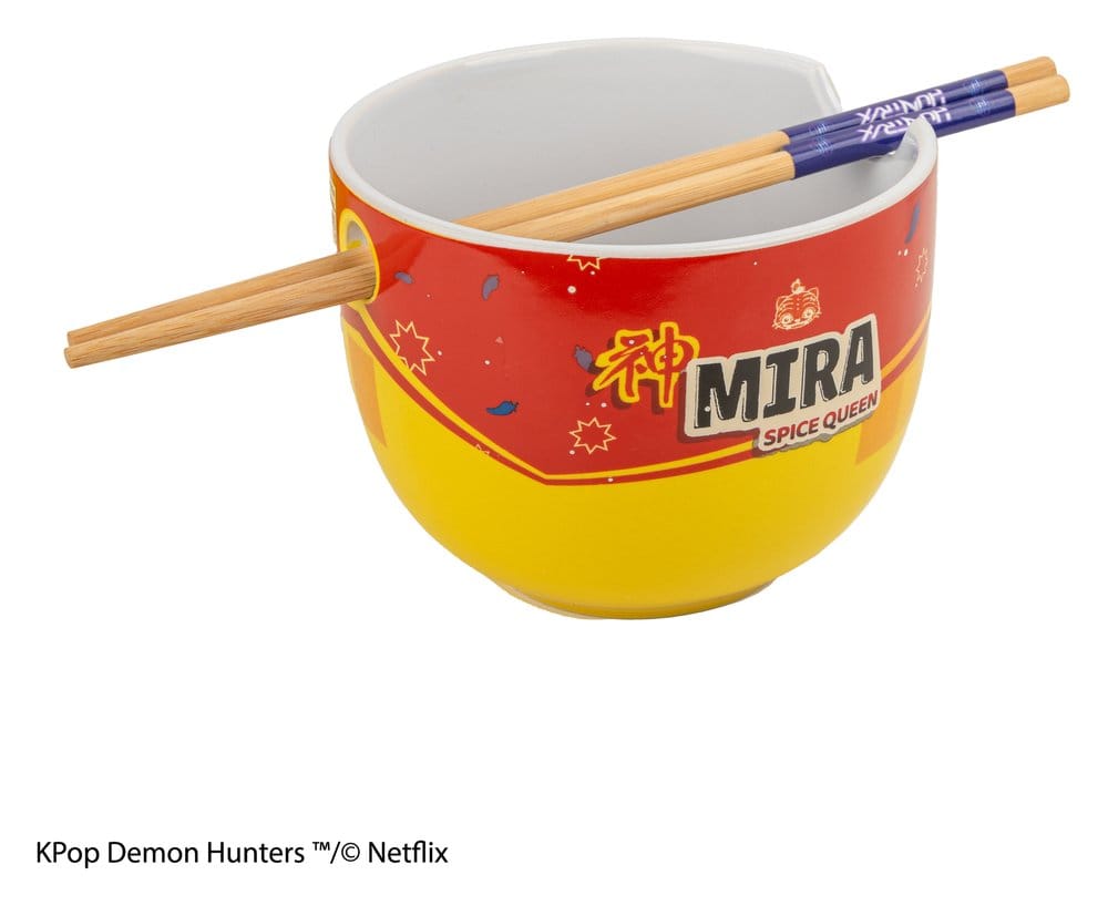 Bol de ramen cinereplicas kpop demon hunters mira spicy queen