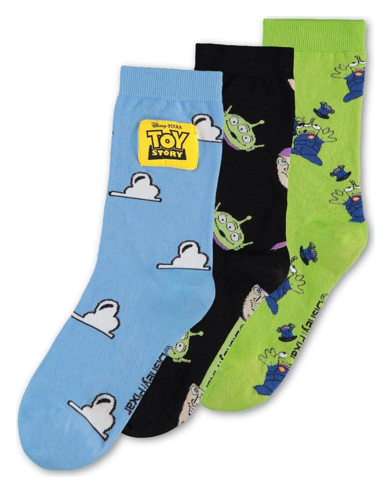 Toy Story 5 Pack de 3 Pares de Calcetines Crew 35-38