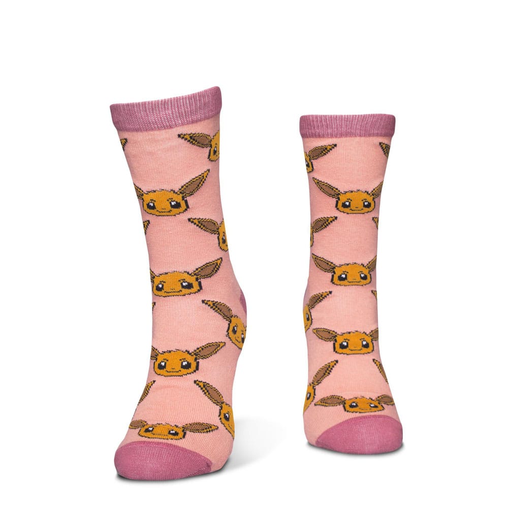 Pokémon Pack de 3 Pares de Calcetines Three Icons 35-38