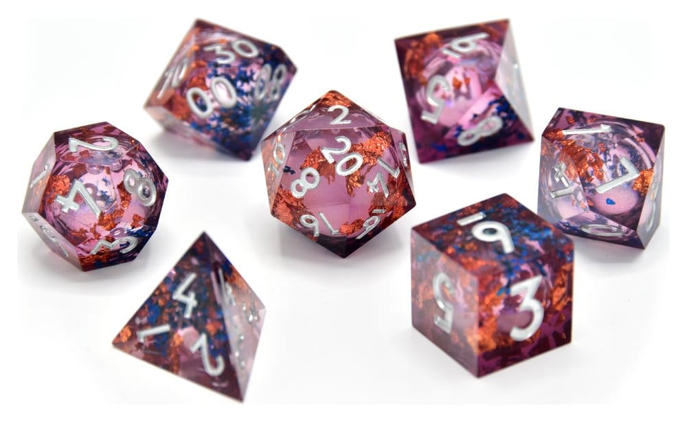 CritStones Liquid Core Pack de Dados Fey Mist (7) Frikytopia