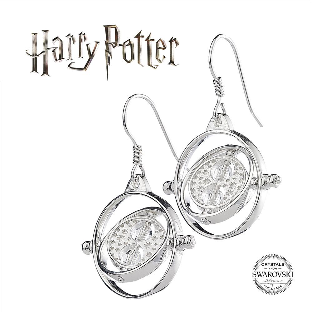 Harry Potter x Swarovski Pendientes Zeitumkehrer Frikytopia