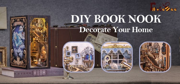 Maquete Book Nook Nebula Common Room 23 x 11 cm