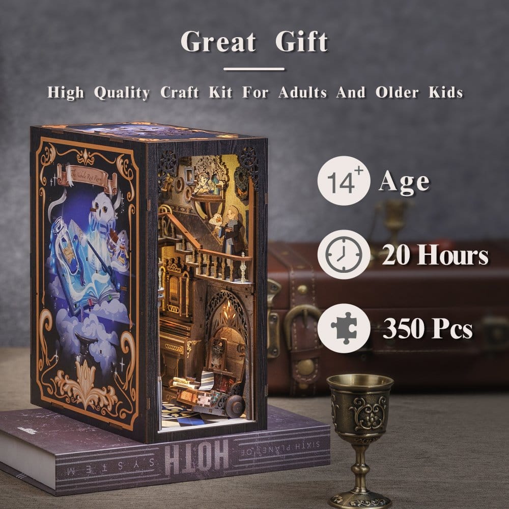 Maquete Book Nook Nebula Common Room 23 x 11 cm