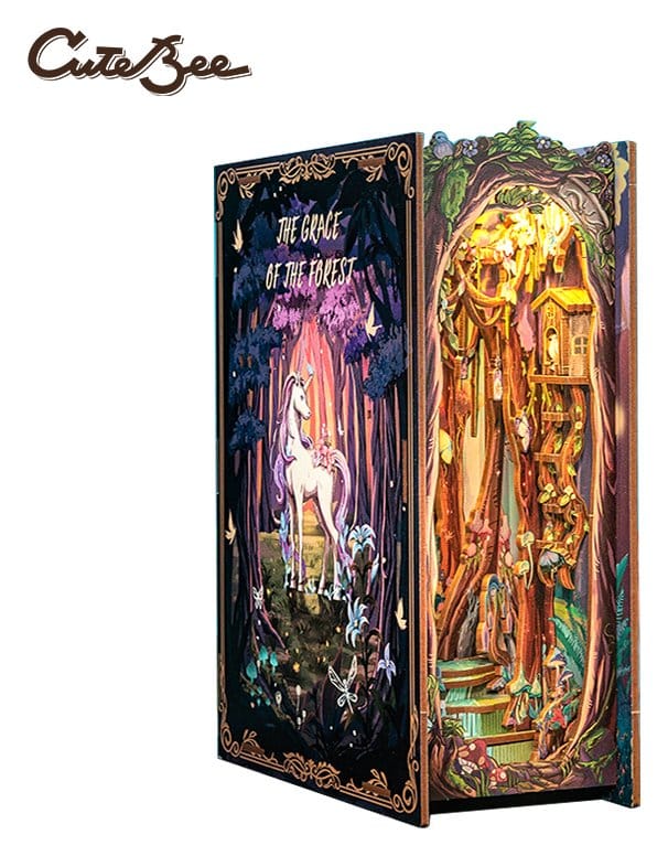 Maqueta Book Nook The Grace of Forest 22 x 8 cm Frikytopia