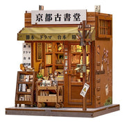 Maqueta Model Kit Miniature House Antique Bookery of Kyoto 18 x 15 cm