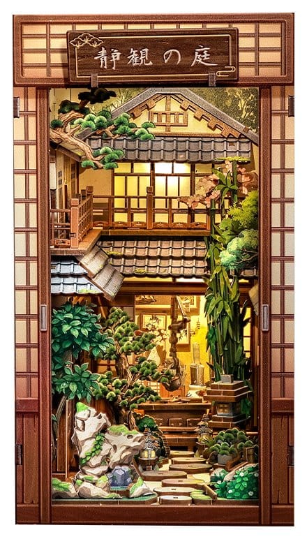 Maqueta Book Nook Serene Courtyard 22 x 12 cm