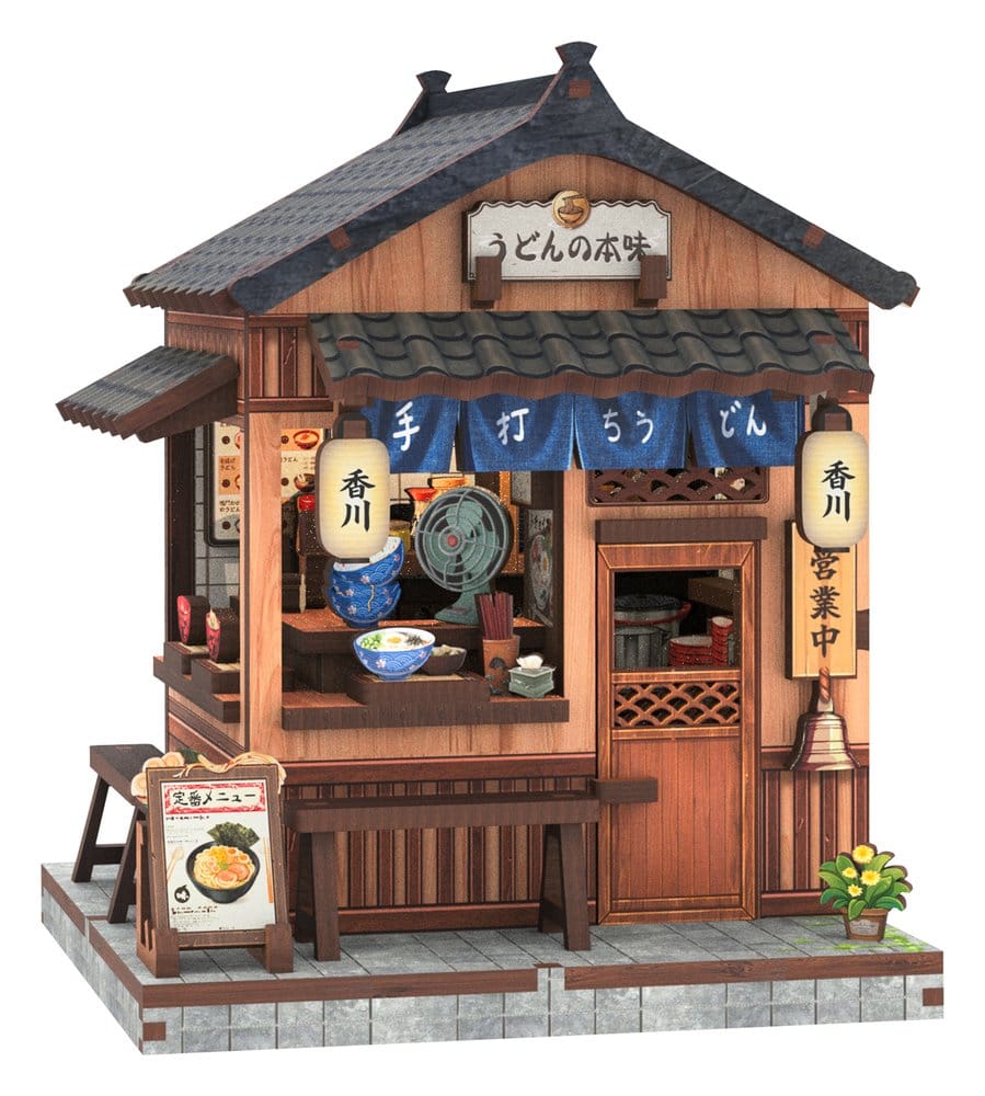 Maqueta Model Kit Miniature House Kagawa Udon House 11 x 9 cm Frikytopia