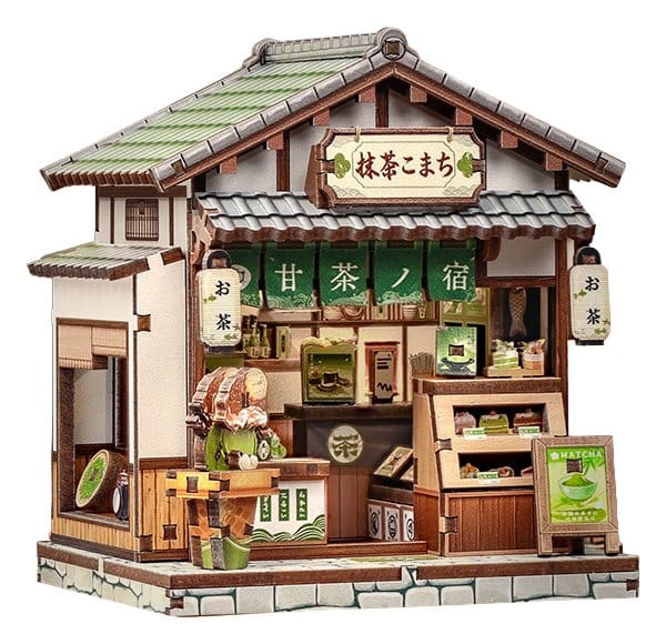 Maqueta Model Kit Miniature House Kyoto Matcha Cottage 11 x 9 cm