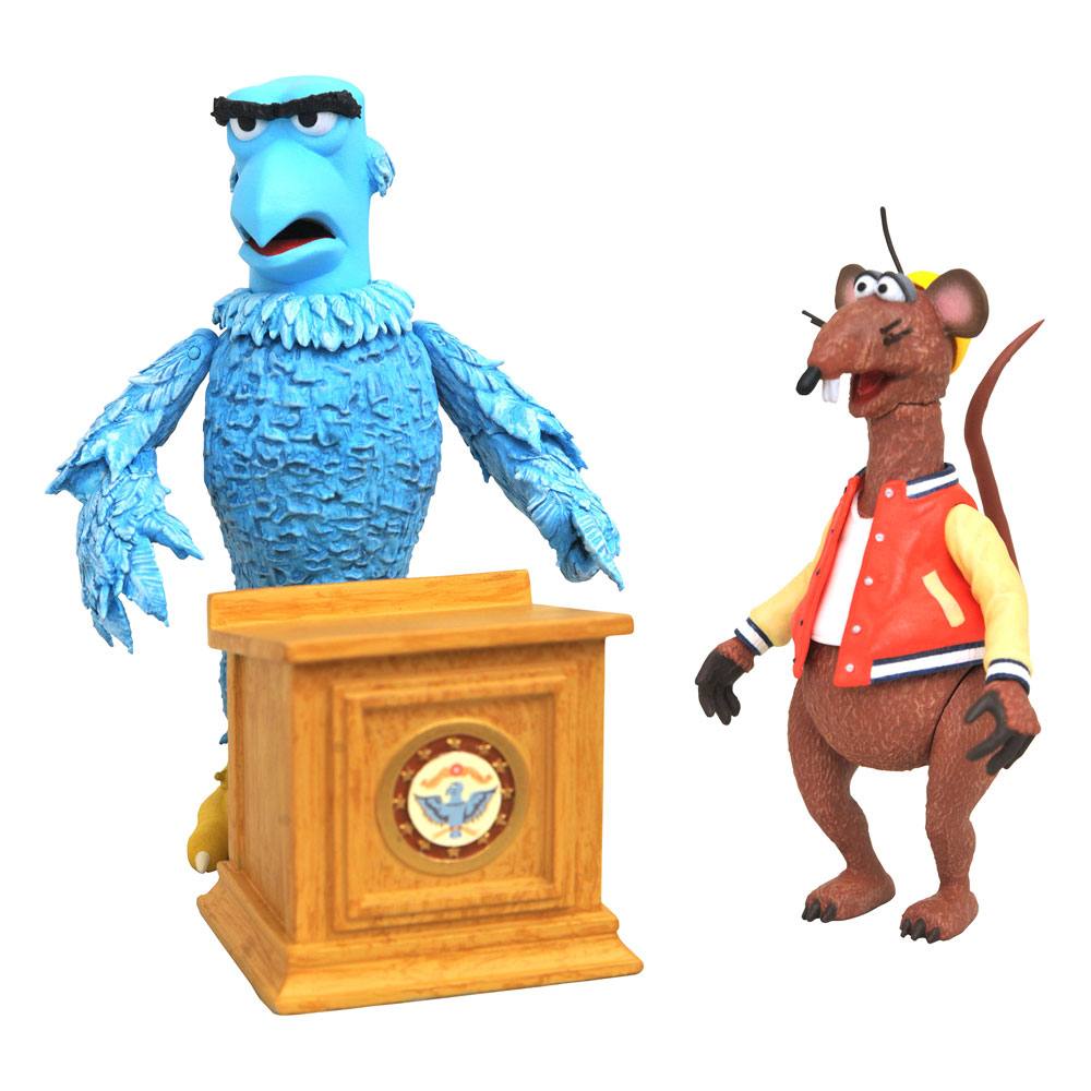 The Muppets Select Pack de 2 Figuras Sam the Eagle & Rizzo the Rat 13 cm Frikytopia