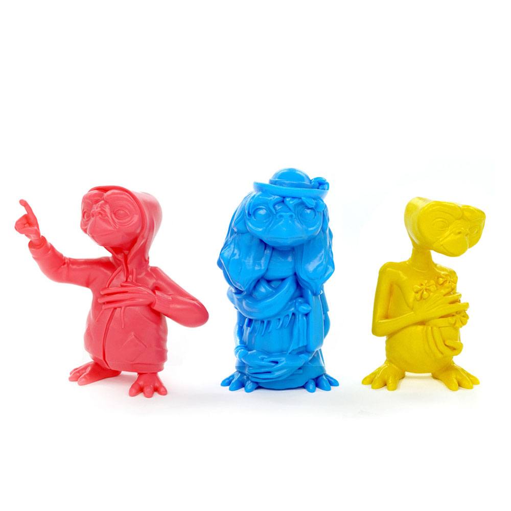 E.T. El Extraterrestre Pack de 3 Minifiguras Collector's Set 1982 Edition 5 cm