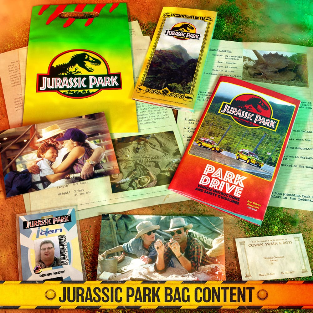 Caja metalica Los Recuerdos Perdidos Jurassic Park