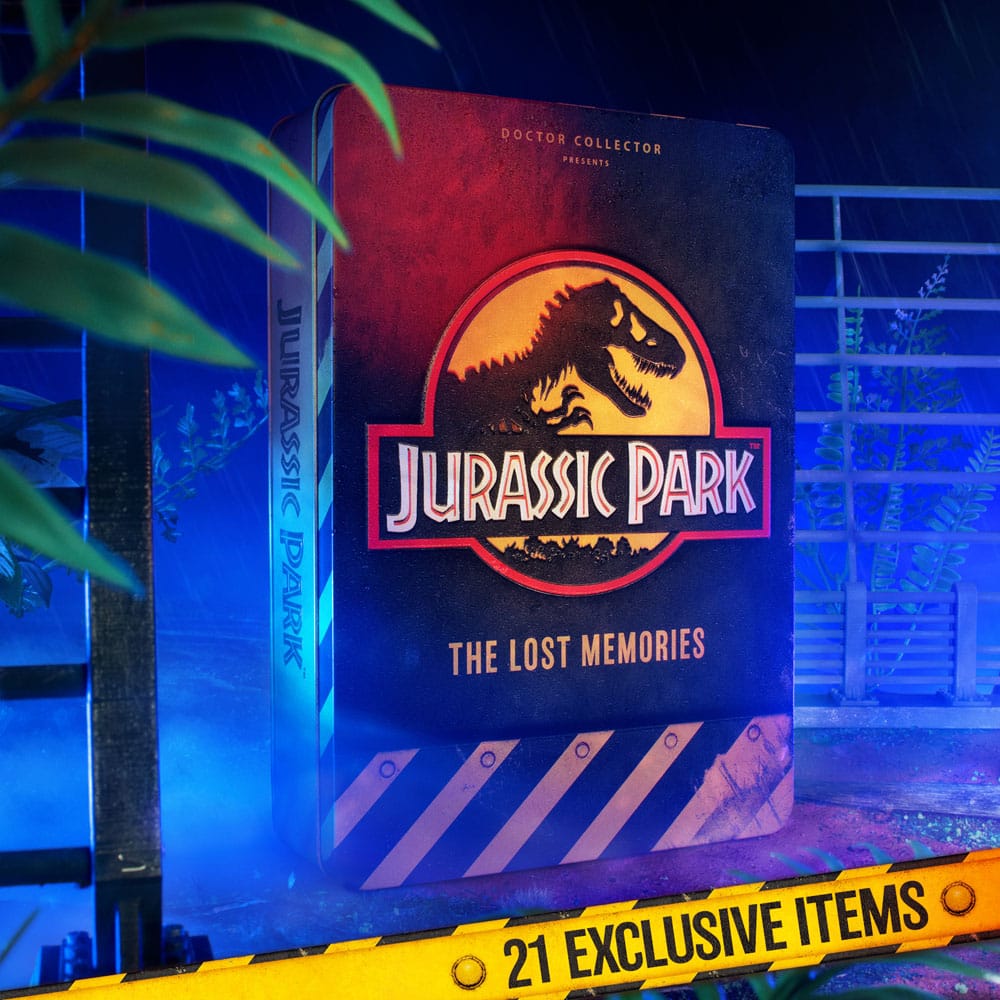 Caja metalica Los Recuerdos Perdidos Jurassic Park