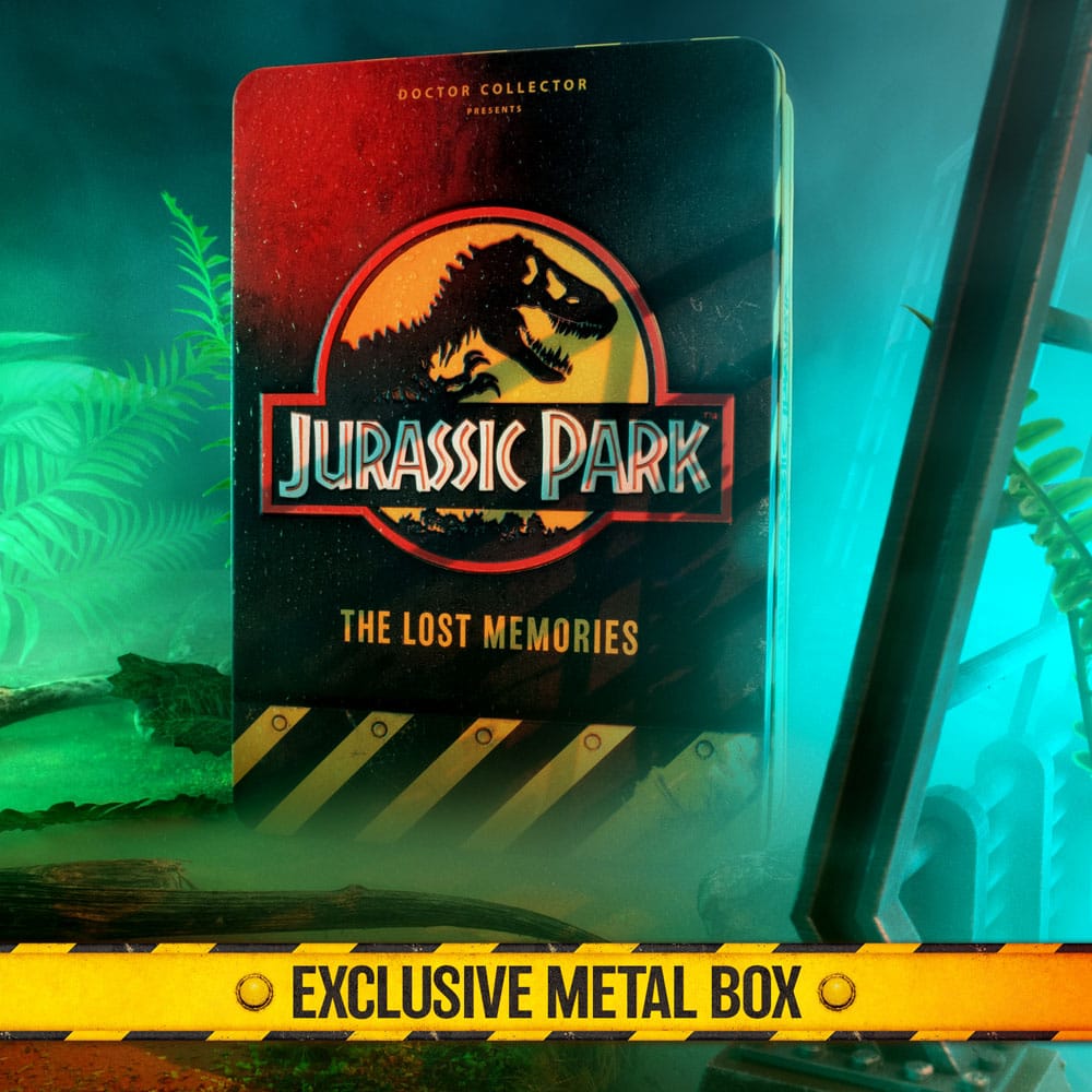 Caja metalica Los Recuerdos Perdidos Jurassic Park