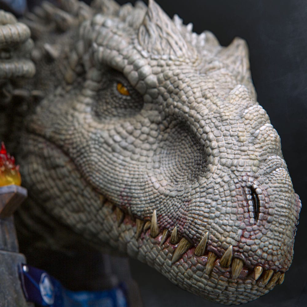 Jurassic World Estatua Busto Indominus Rex 27 cm