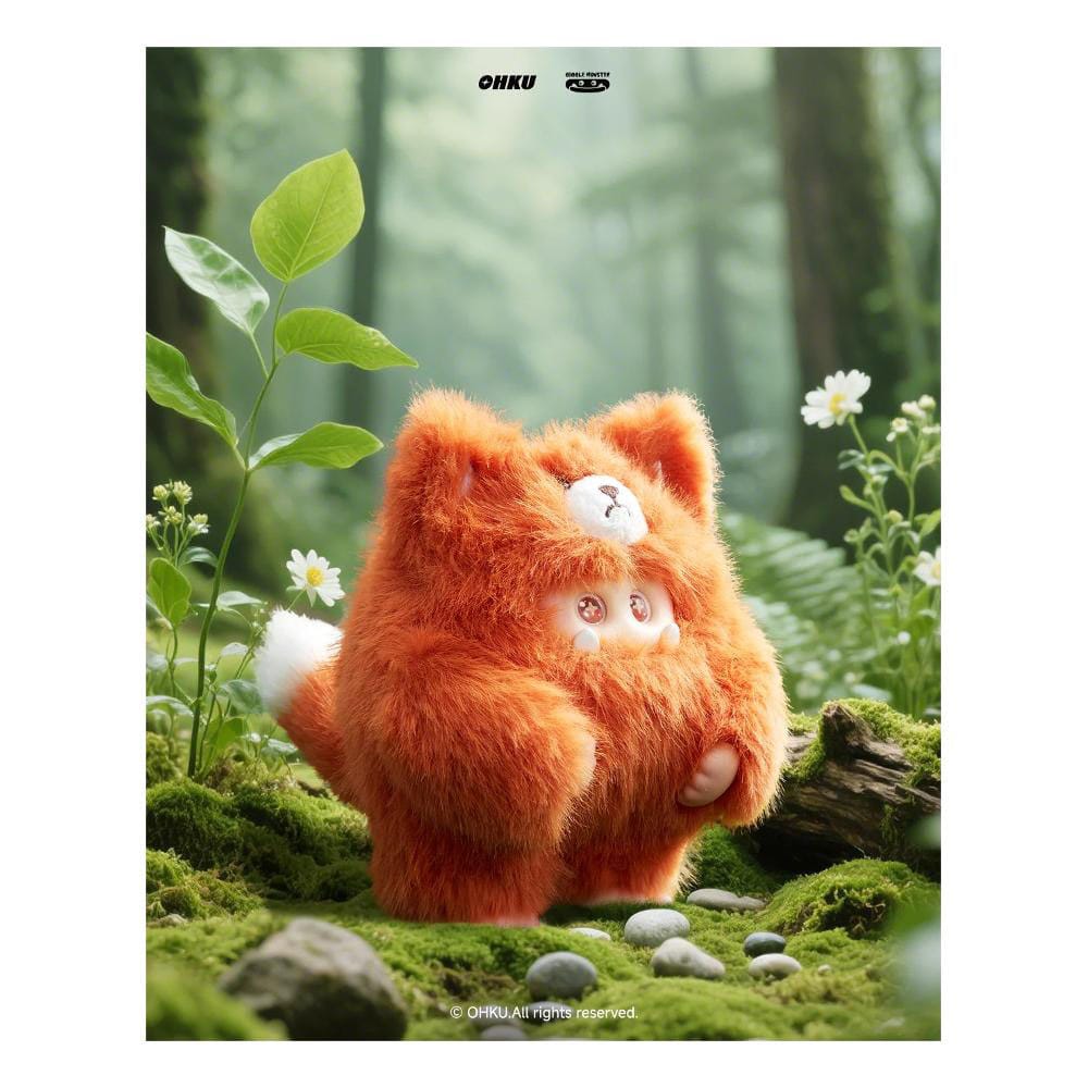 Giggle Monster Llaveros de Peluche 11 cm Furry Forest Series Exspositor (6)