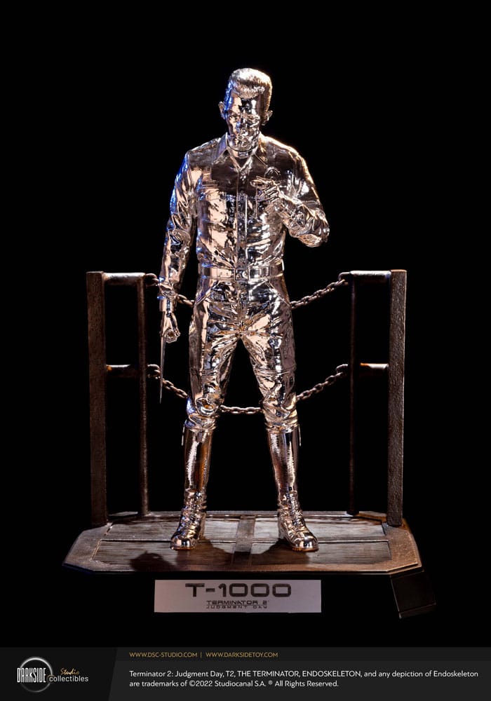 Terminator 2 Judgement Day Estatua Premium 1/3 T-1000 Liquid Metal 30th Anniversary Edition 70 cm