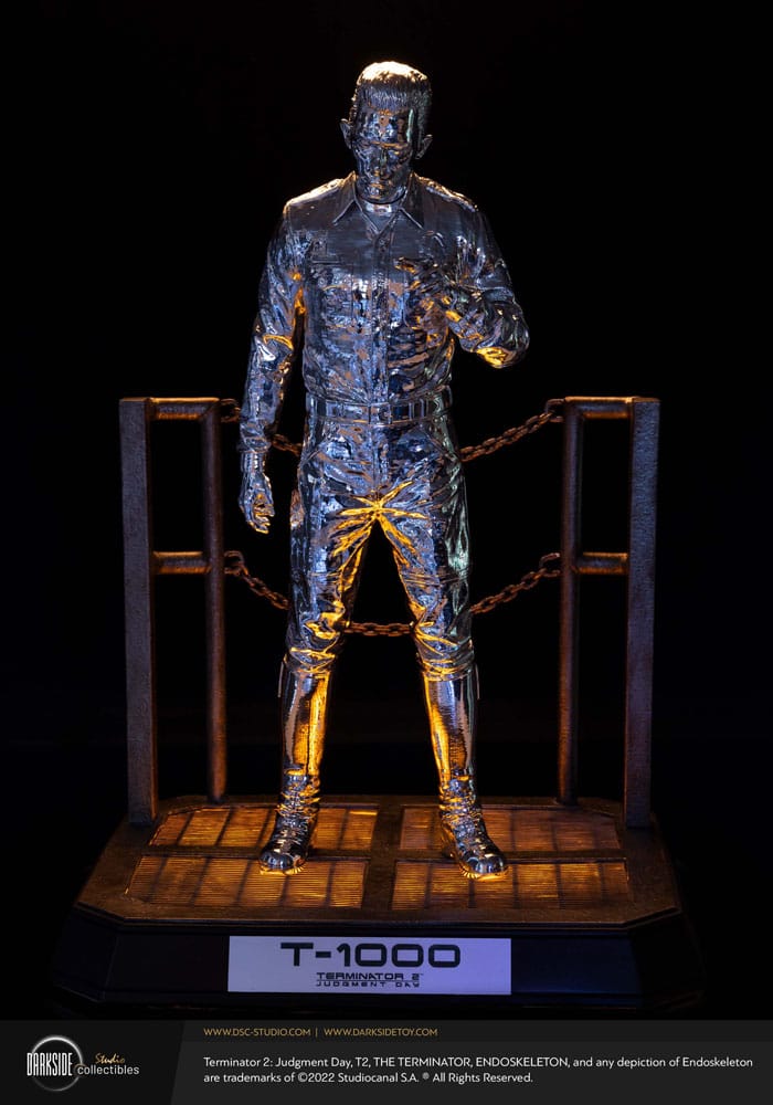 Terminator 2 Judgement Day Estatua Premium 1/3 T-1000 Liquid Metal 30th Anniversary Edition 70 cm
