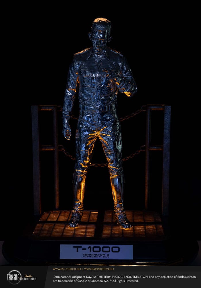 Terminator 2 Judgement Day Estatua Premium 1/3 T-1000 Liquid Metal 30th Anniversary Edition 70 cm