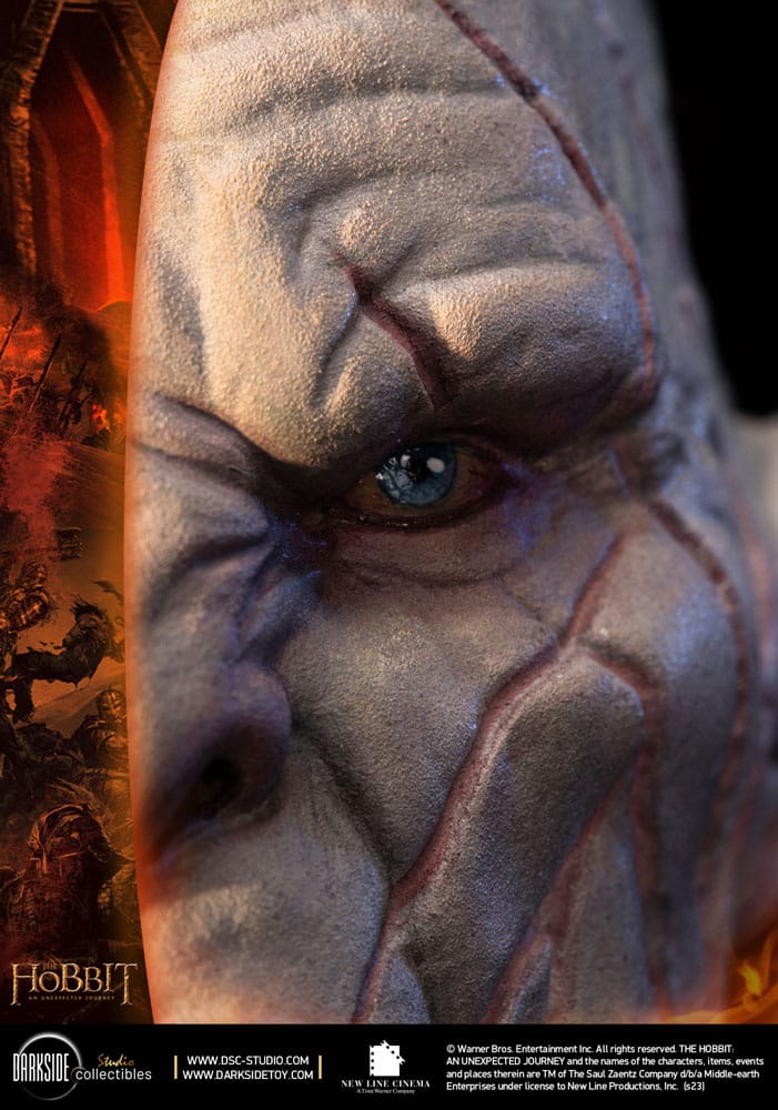El Hobbit Un Viaje Estatua 1/3 MS Series Azog The Defiler John Howe Signature Edition Edition 90 cm