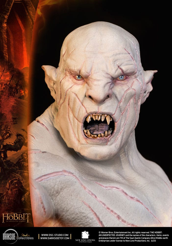 El Hobbit Un Viaje Estatua 1/3 MS Series Azog The Defiler John Howe Signature Edition Edition 90 cm