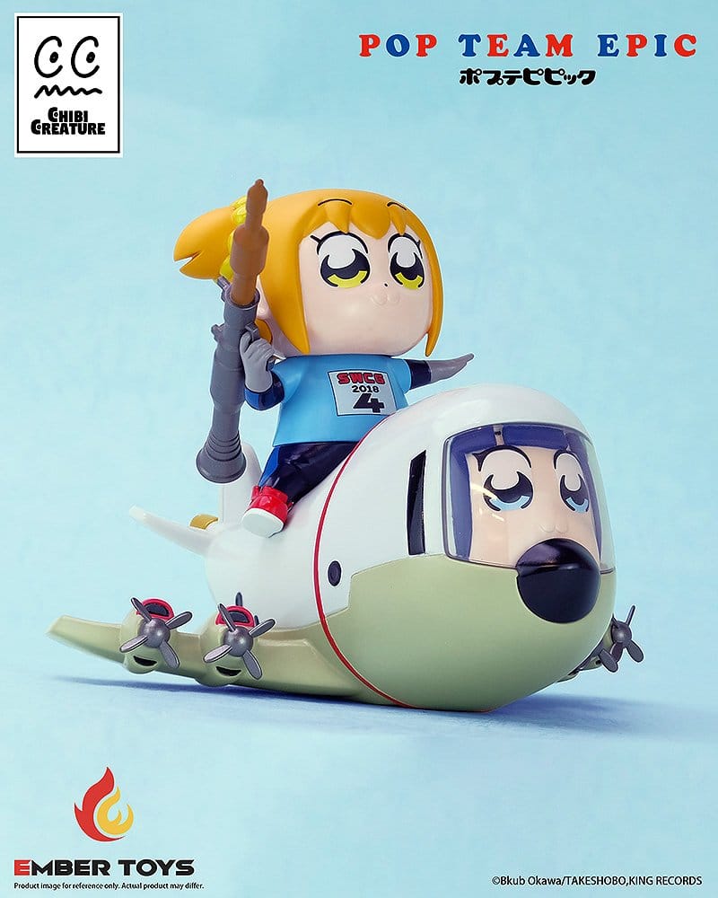 Pop Team Epic Pack de 2 Figuras Vinyl Chibi Creature POPUKO & PIPIMI: Skeleton Competition Ver.
