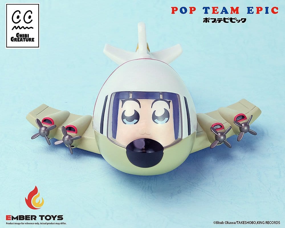 Pop Team Epic Pack de 2 Figuras Vinyl Chibi Creature POPUKO & PIPIMI: Skeleton Competition Ver.