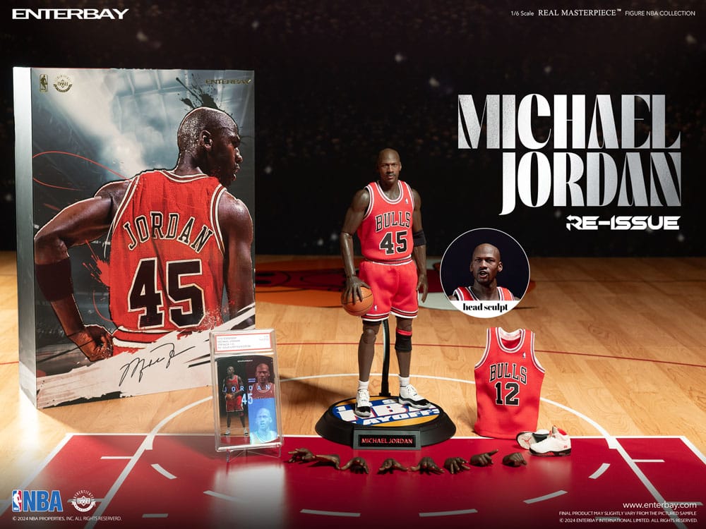 NBA Collection Figura Real Masterpiece 1/6 Michael Jordan I'm Back Edition Limited 30 cm