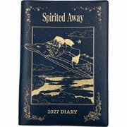 El viaje de Chihiro Diario Haku dragon & Chihiro blue gold foil