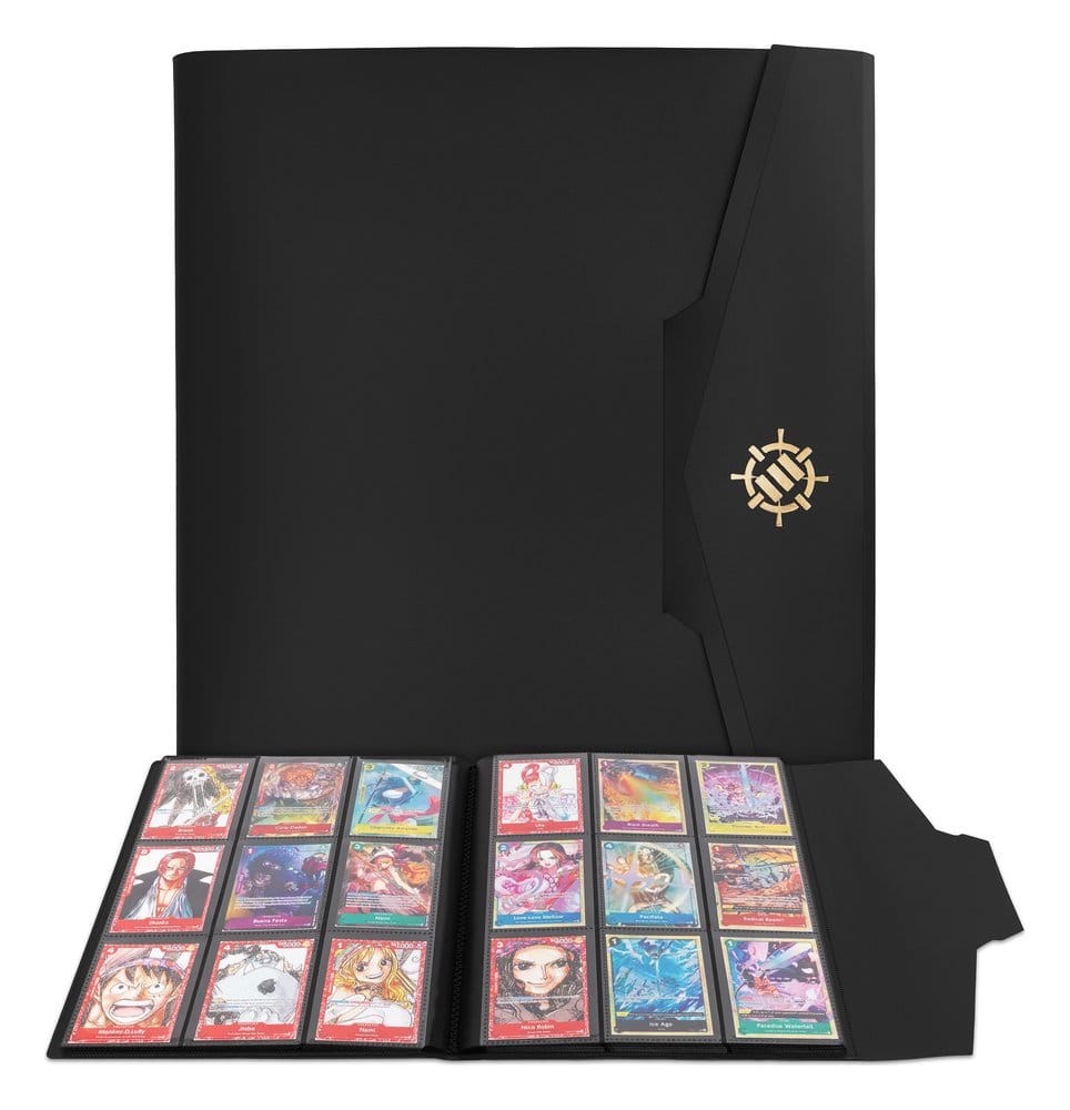 Enhance Binder Arquivo de Cartas de 9 Bolsos Preto 30 x 25 x 3 cm