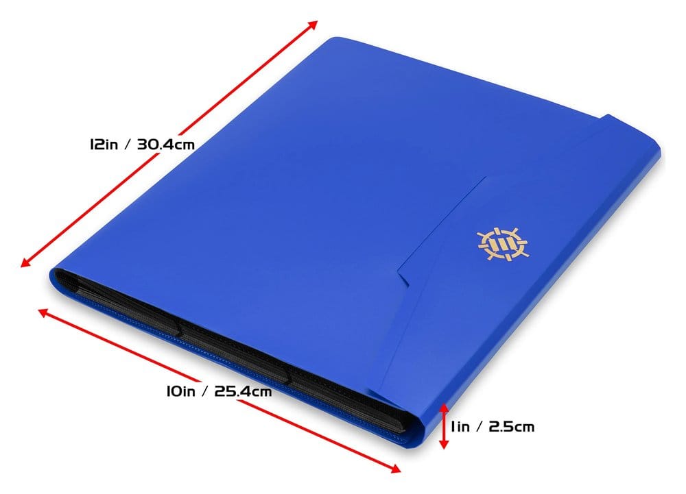 Enhance Binder Álbum de Cartas de 9 Bolsos Azul 30 x 25 x 3 cm