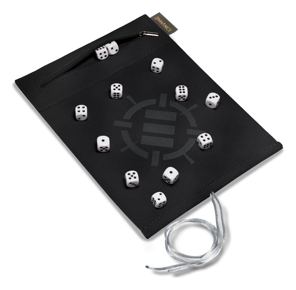 Enhance Accesorios de mesa Roll on a Scroll Dado y tapete para enrollar Blanco