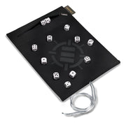 Enhance Accesorios de mesa Roll on a Scroll Dado y tapete para enrollar Blanco