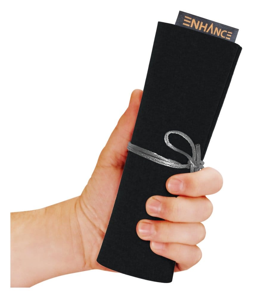 Enhance Accesorios de mesa Roll on a Scroll Dado y tapete para enrollar Blanco