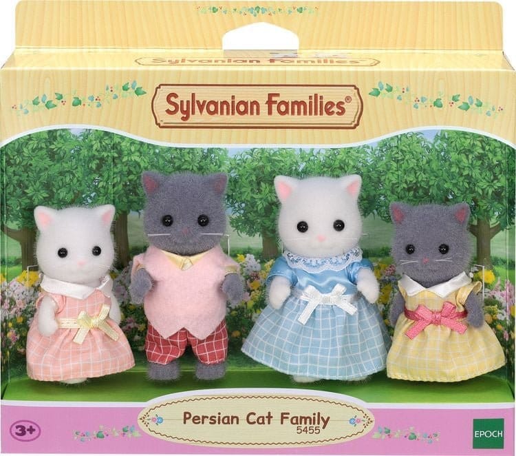 Sylvanian Families: Familia de Gatos Persas Conjunto Frikytopia