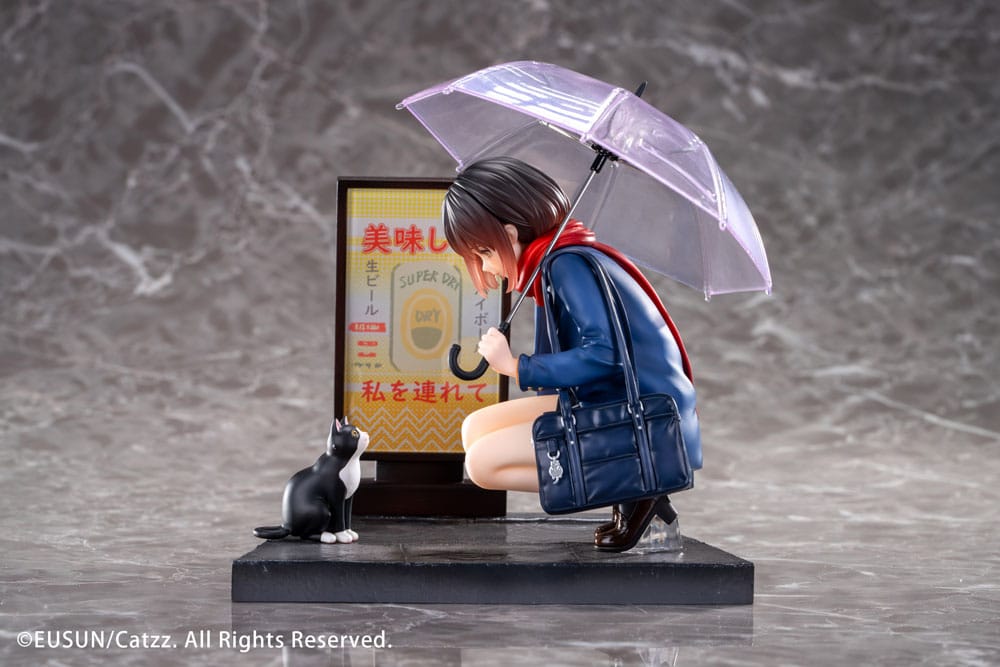Original Character Estatua 1/7 Rainy Day - Meeting Illustrated by Catzz 16 cm