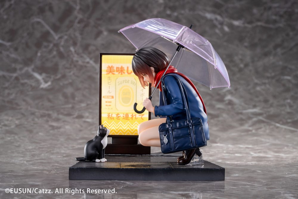 Original Character Estatua 1/7 Rainy Day - Meeting Illustrated by Catzz 16 cm