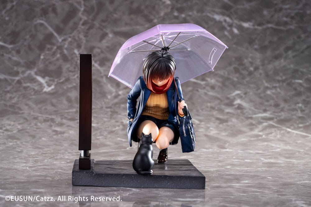 Original Character Estatua 1/7 Rainy Day - Meeting Illustrated by Catzz 16 cm