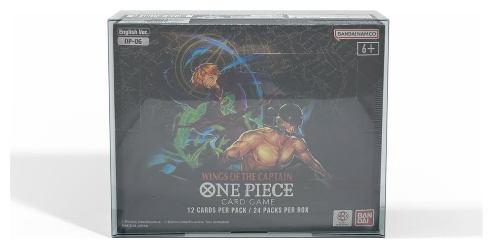 Evoretro Caja de PET Pack de 5 Protector para One Piece Booster Box (Inglés, OPP 4-6) 12 x 6 x 15 cm